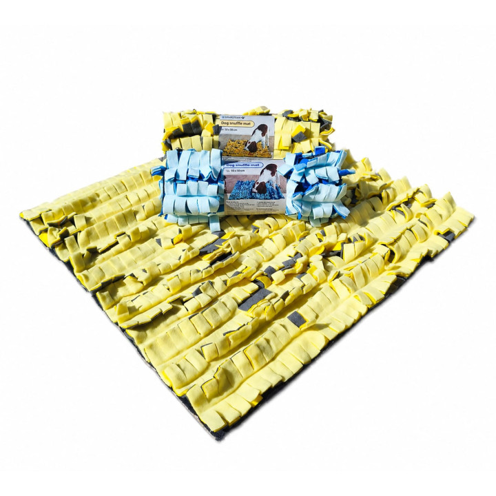 Covoraș interactiv pentru câini (Snuffle Mat) - Albastru