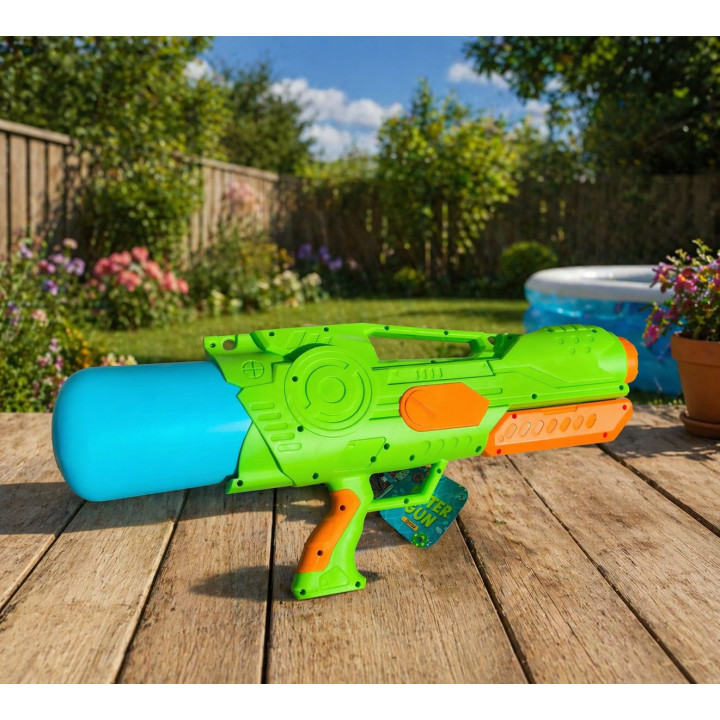 Pistol de apă mare 59 cm - rezervor capacitate mare, design
