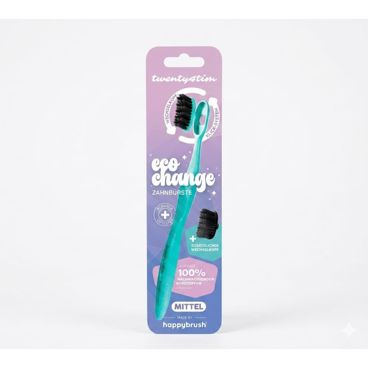 Periuță de dinți eco-friendly cu cap interschimbabil