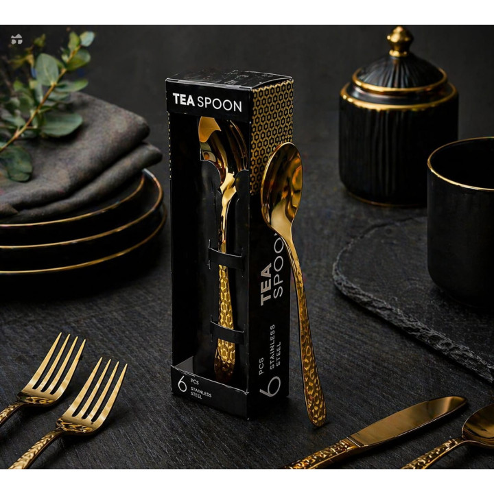 Set elegant de 6 lingurite / tacamuri pentru desert