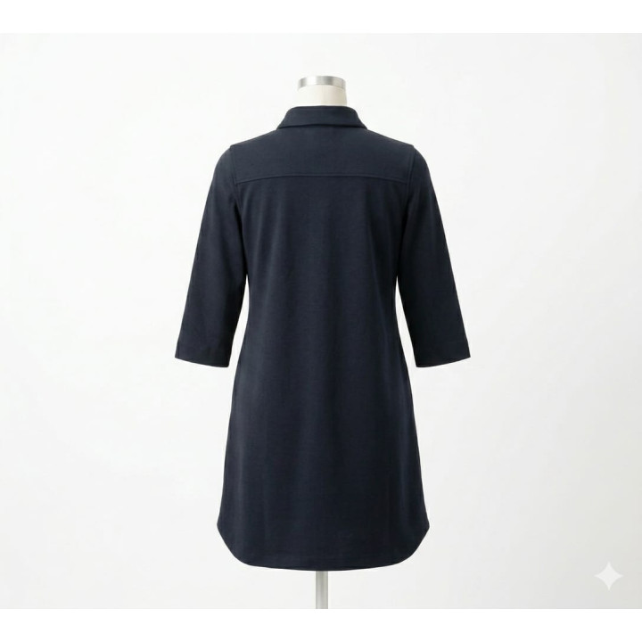 Rochie Neagră Casual Esprit, Mâneci 3/4, Material Elastic și Confortabil – Mărimea 36