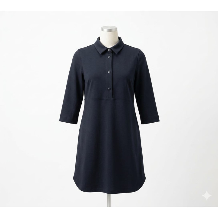 Rochie Neagră Casual Esprit, Mâneci 3/4, Material Elastic și Confortabil – Mărimea 36