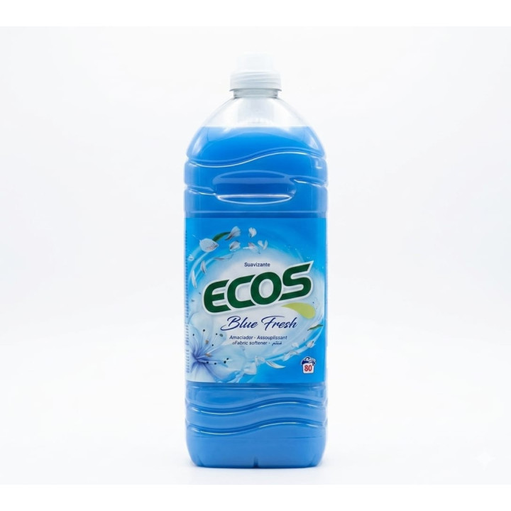 Balsam de rufe concentrat ECOS Blue Fresh, 2L (80 spălări)